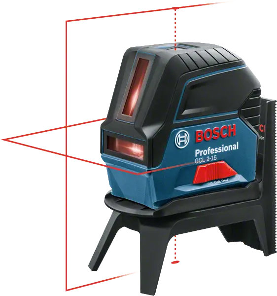 Nivelă laser multifuncţională 0601066E02 GCL 2-15 